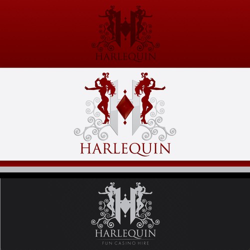 Harlequin is a brand new Casino in need of a stylish logo