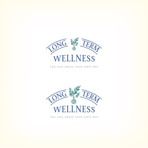 Logo design for a naturopathic practice that involves nutrition advise, life coaching, and communiti gardening.