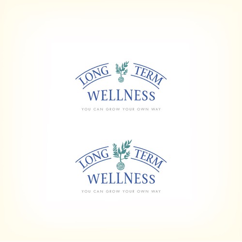 Logo design for a naturopathic practice that involves nutrition advise, life coaching, and communiti gardening.