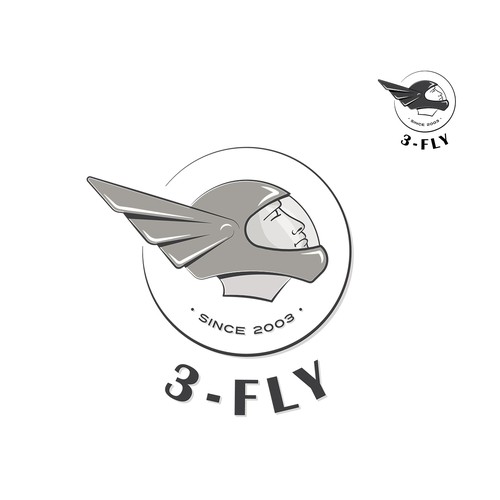 Logo concept for a skydiving team