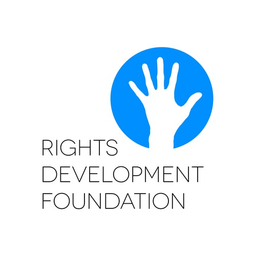 Logo for a human rights foundation