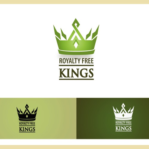 Logo for new music website: Royalty Free Kings