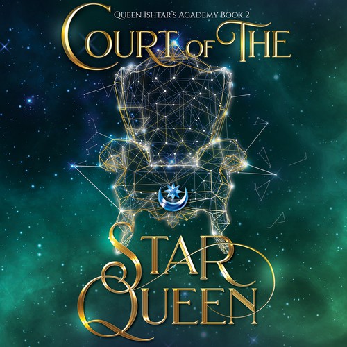 Court of the Star Queen audio book cover design.