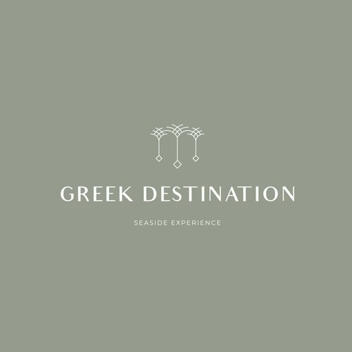 Abstract logo design for GreekDestination.com