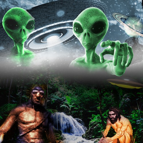 Cover for Sci-Fi book inspired by prehistoric Earth