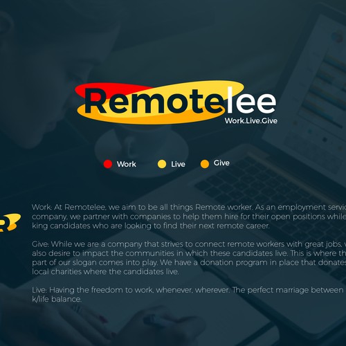 Logo concept for remotelee