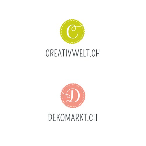 Corporate Design für 4 Shops in einem Onlinestore