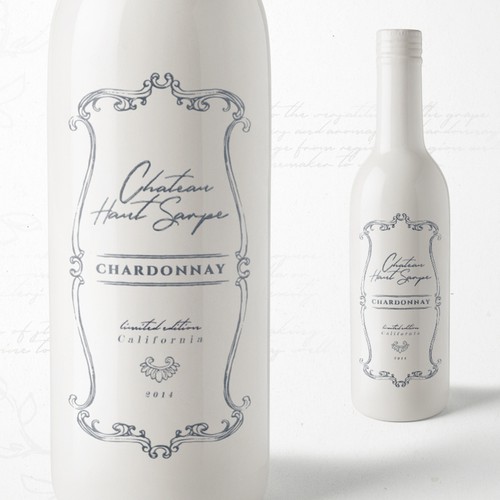 Wine Bottle Label Design