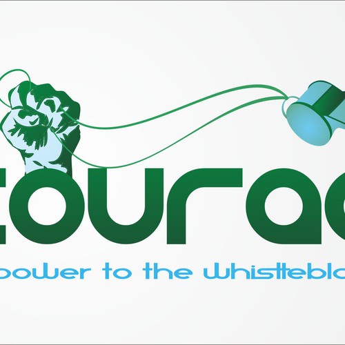 Powerfull logo for an NPO which wants to help whistleblowers worldwide get the help they need to expose the truth.