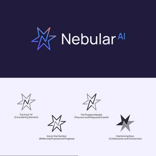 Nebular AI - Logo - thoughtfully designed