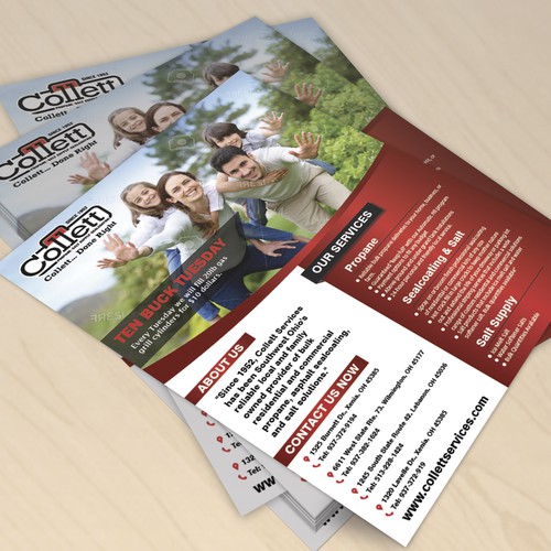 Flyer for collect services