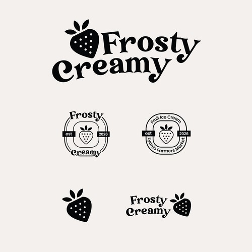 Frosty Creamy Logo Concept