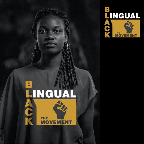 Blacklingual T-shirt Design