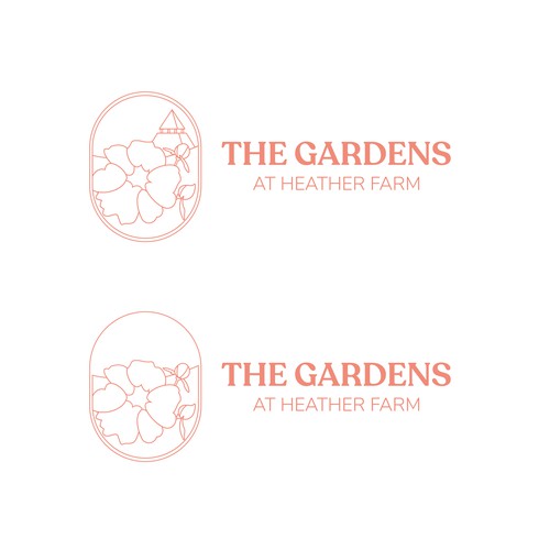 Logo for flower farm
