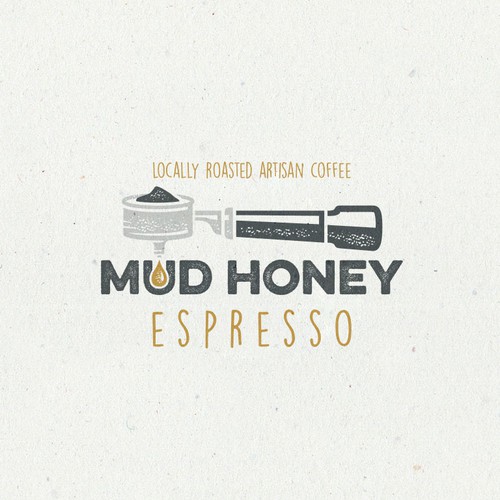 Logo proposal for a Mud Honey coffee co.