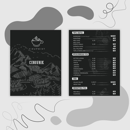 viewpoint menu design