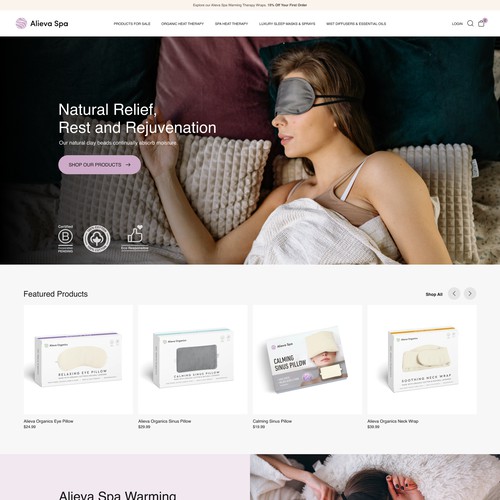 Alieva Spa - Landing Page & Conversion 