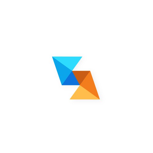 Modern Apps Icon using Two Arrow and Initial Letter S
