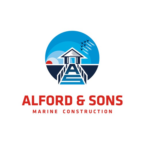 Logo for Shoreline Construction Company