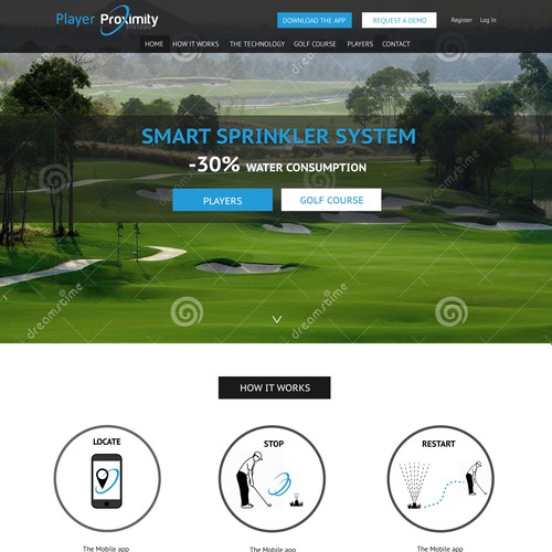Blend technology and nature for Player Proximity Systems website