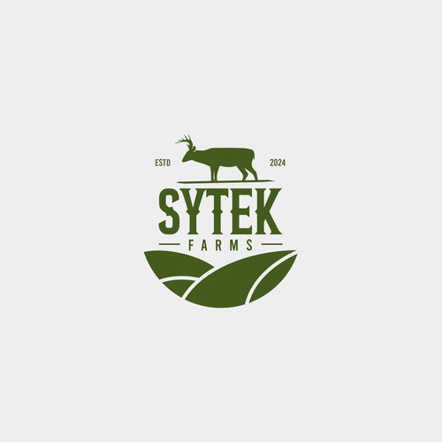 Farm concept, deer, classic 