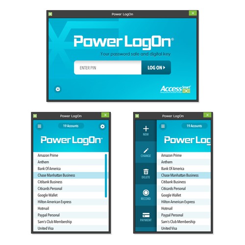 Power LogOn App Design