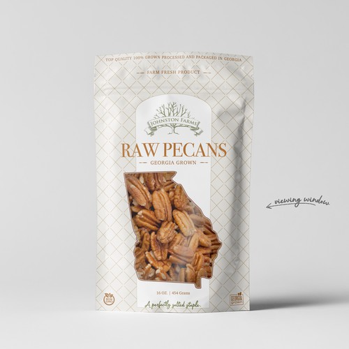 Raw Pecans Packaging