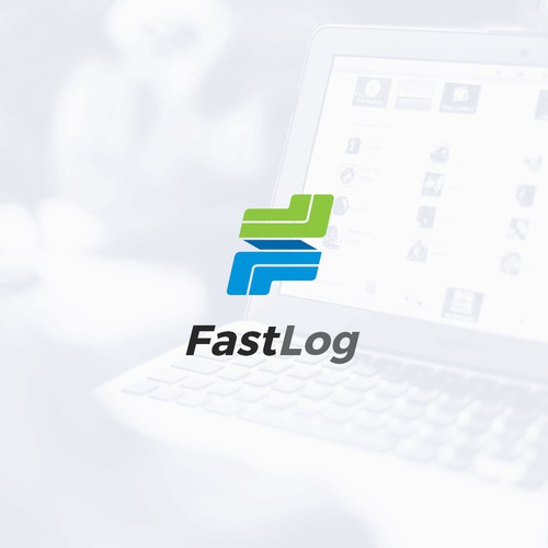 FastLog logo for feedback app