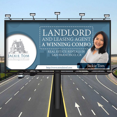 Billboard Design For Jackie Tom (RentalinSF)