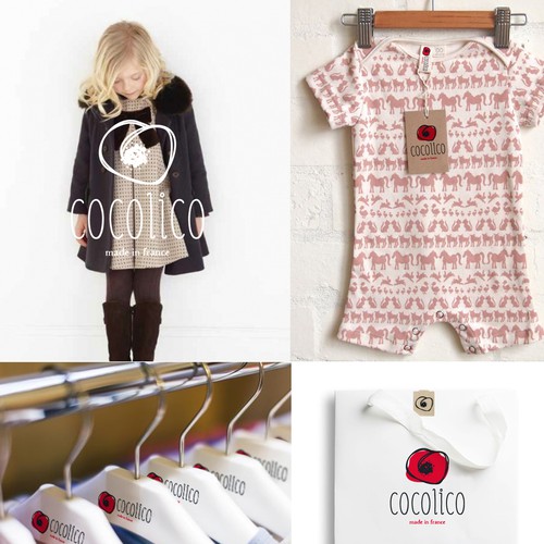 Luxury brand identity for a children clothing brand