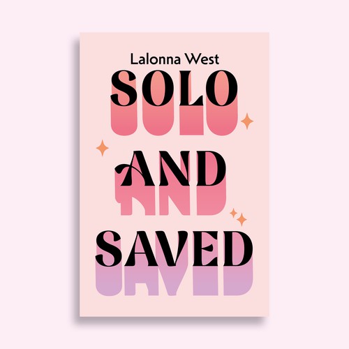 Solo and Saved Young gradient book cover