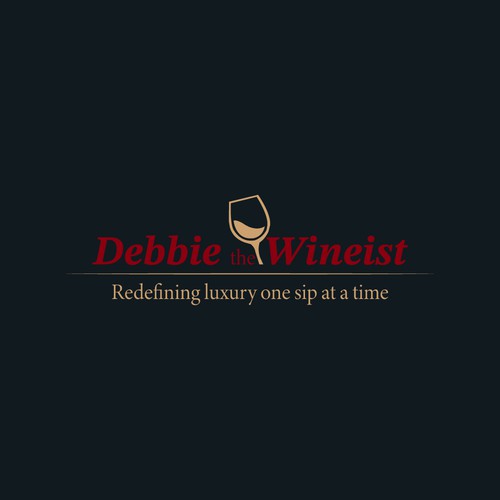 Debbie the Wineist Logo Design