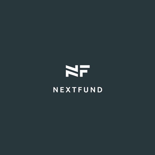 Minimalist logo mark for Nextfund