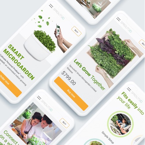 Smart Microgarden app and website