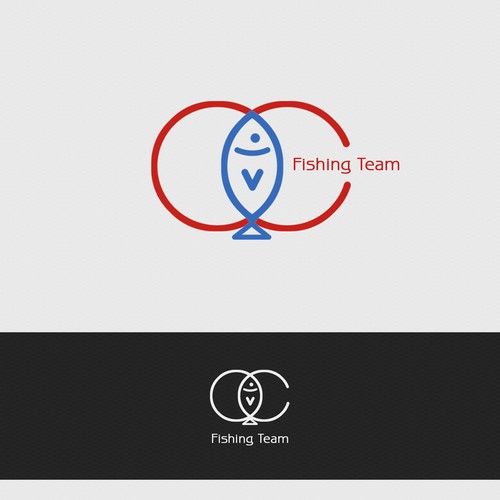 "OC Fishing team" logo design