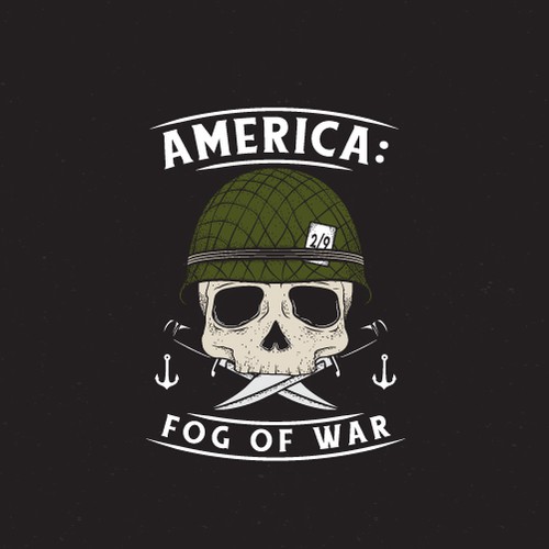 Logo for American War history podcast.