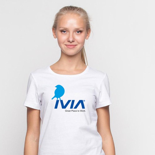 Modern and simple t-shirt design is needed for IVIA.com.br