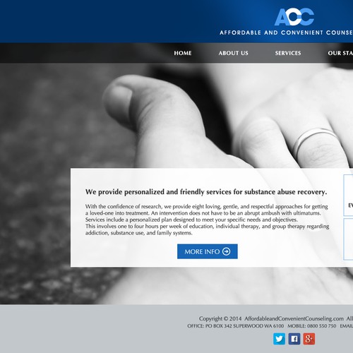 ACC website design