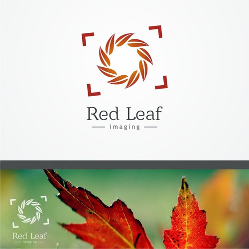 Create the next logo for Red Leaf Imaging