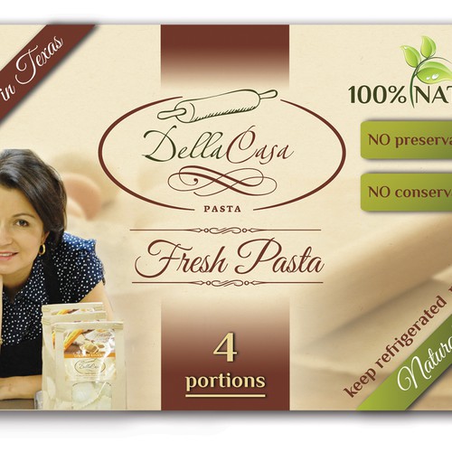 Create a label for natural, healthy, FRESH pasta products!!