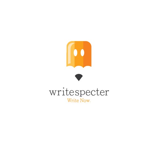 clever logo for ghost writing service