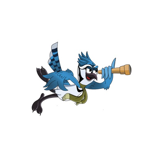 Lil Bird Blue jay character design