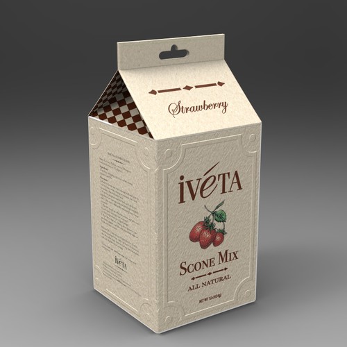 Create a package for great-tasting, organic scone mixes