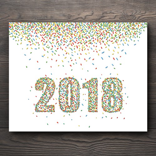 2018 Sprinkle New Year's Card