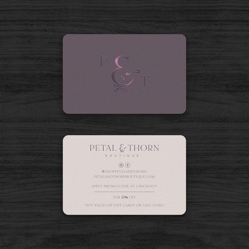 Minimal business card