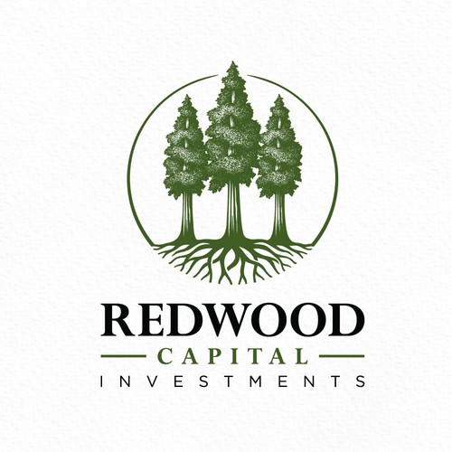 Redwood Tree Forest Logo