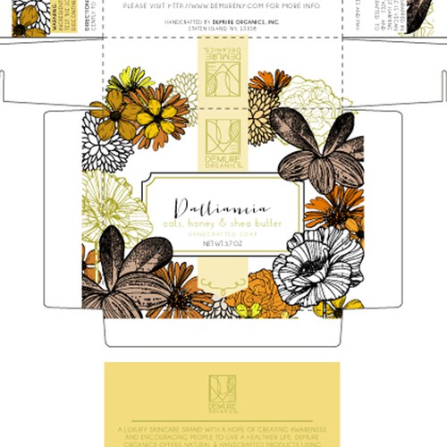 Packaging Design for Demure Organics Inc.