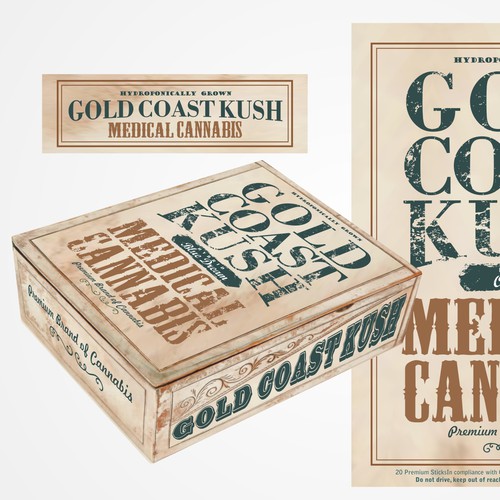 New product label wanted for Gold Coast Kush