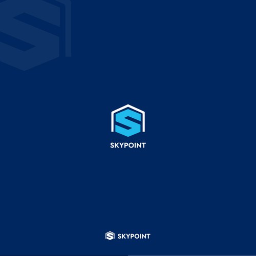 SkyPoint Logo Concept – Modern Symbol of Growth