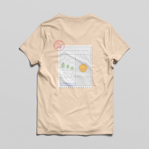 T-Shirt Design for Travel Blog